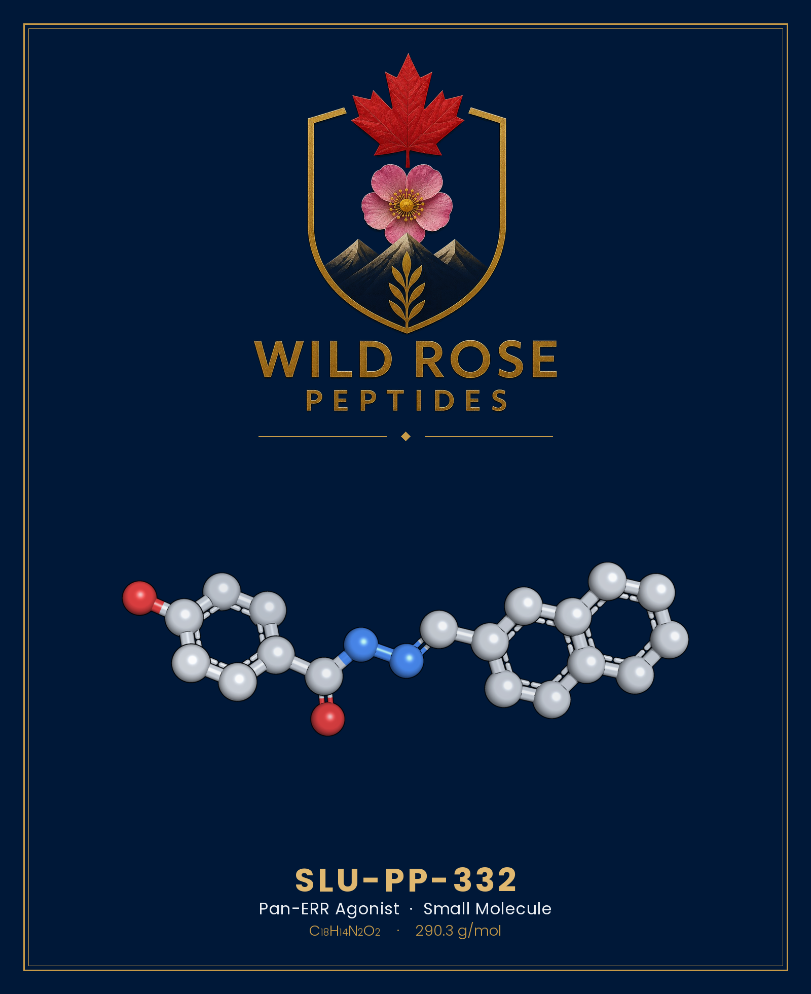SLU-PP-332 3D molecular structure rendering